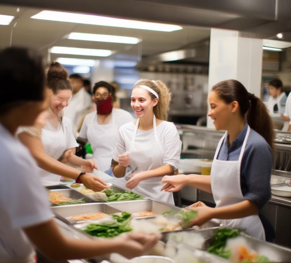 食堂团队精神,在食堂工作的体现